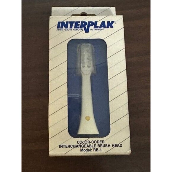 Interplak Plaque Remover Interchangeable Brush Heads 5 Color Coded NOS New - Picture 5 of 7